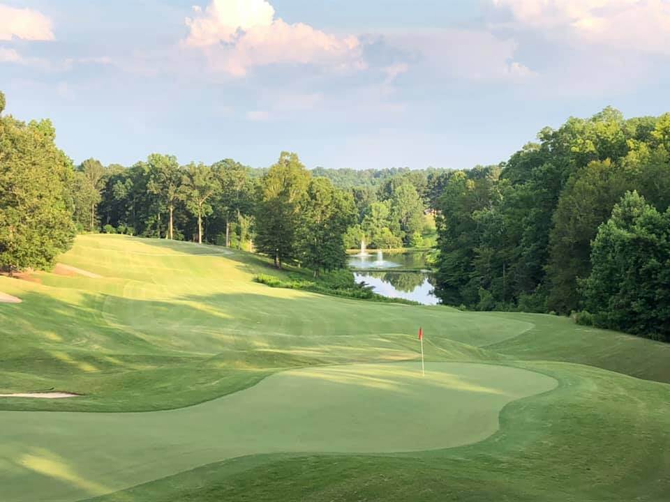 Golf course in Charlotte North Carolina