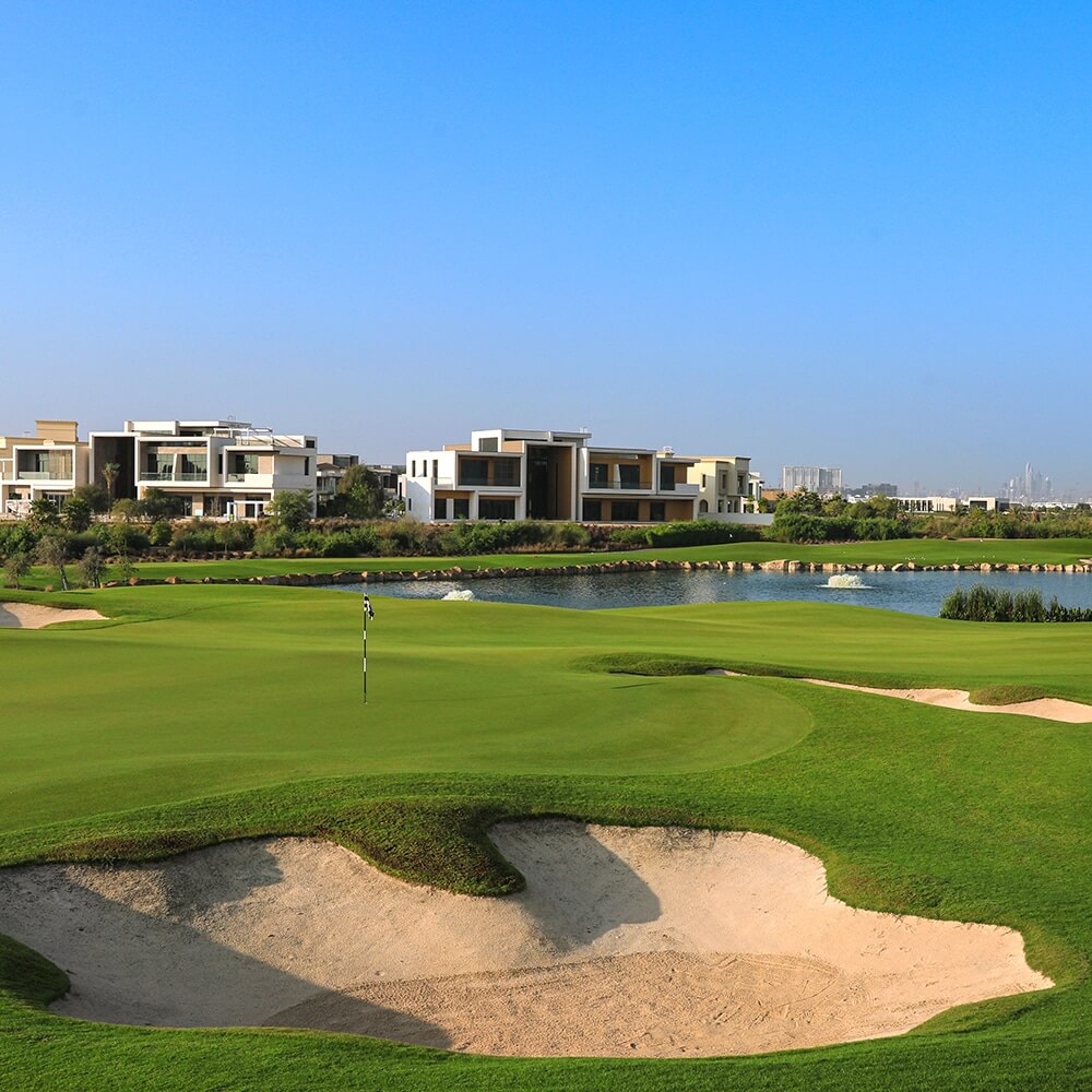 Dubai Hills Golf Course sixteenth hole