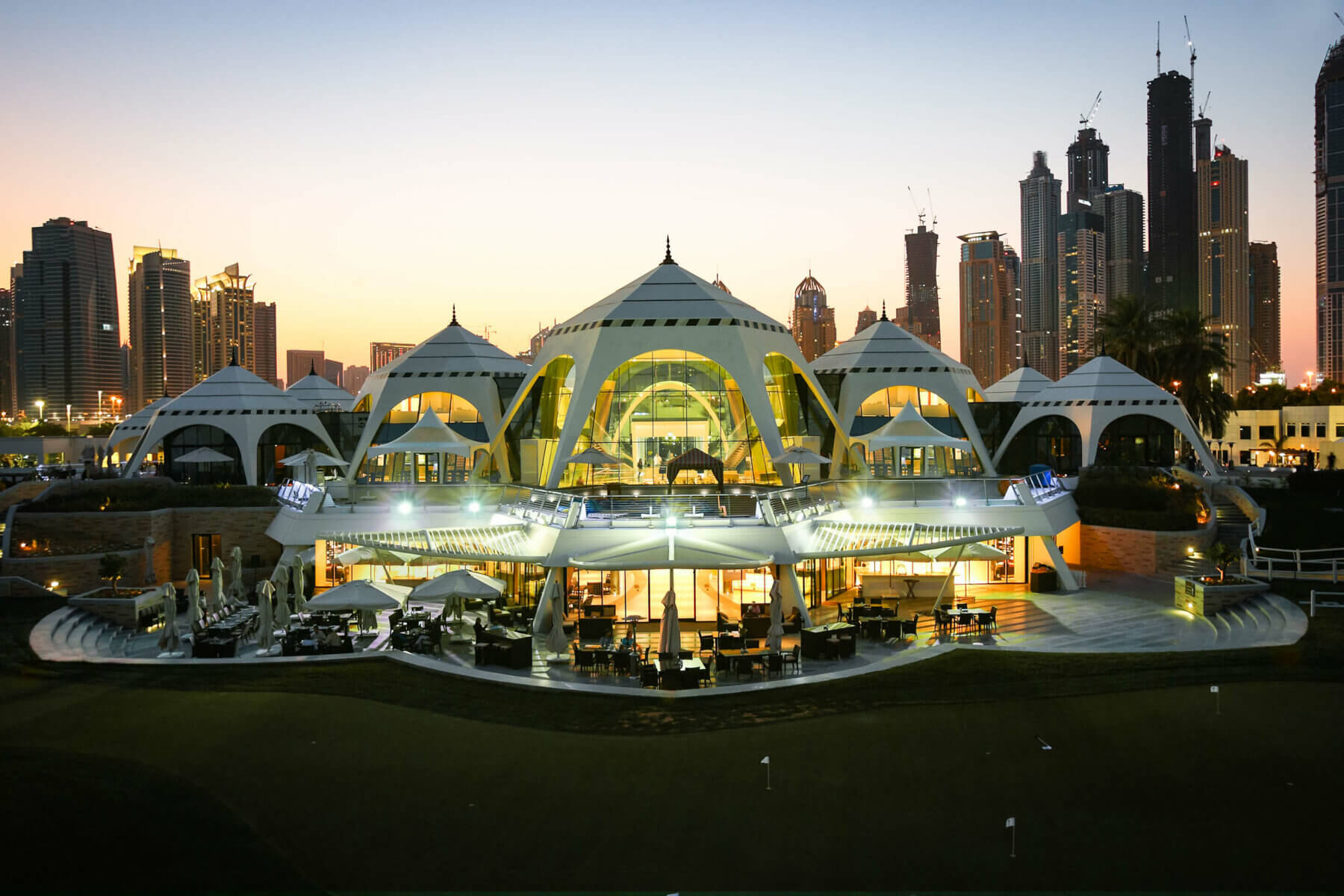 Emirates Golf Clubhouse in Dubai