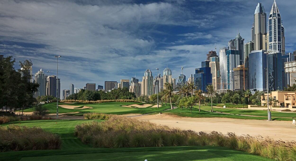 Emirates Golf Club Skyline