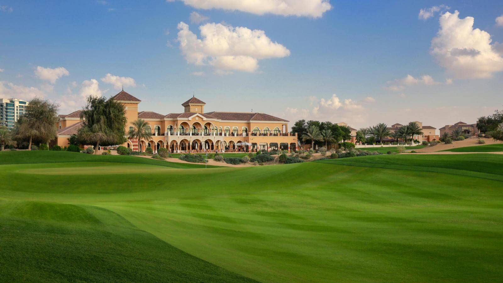 The Els Club Dubai Clubhouse exterior