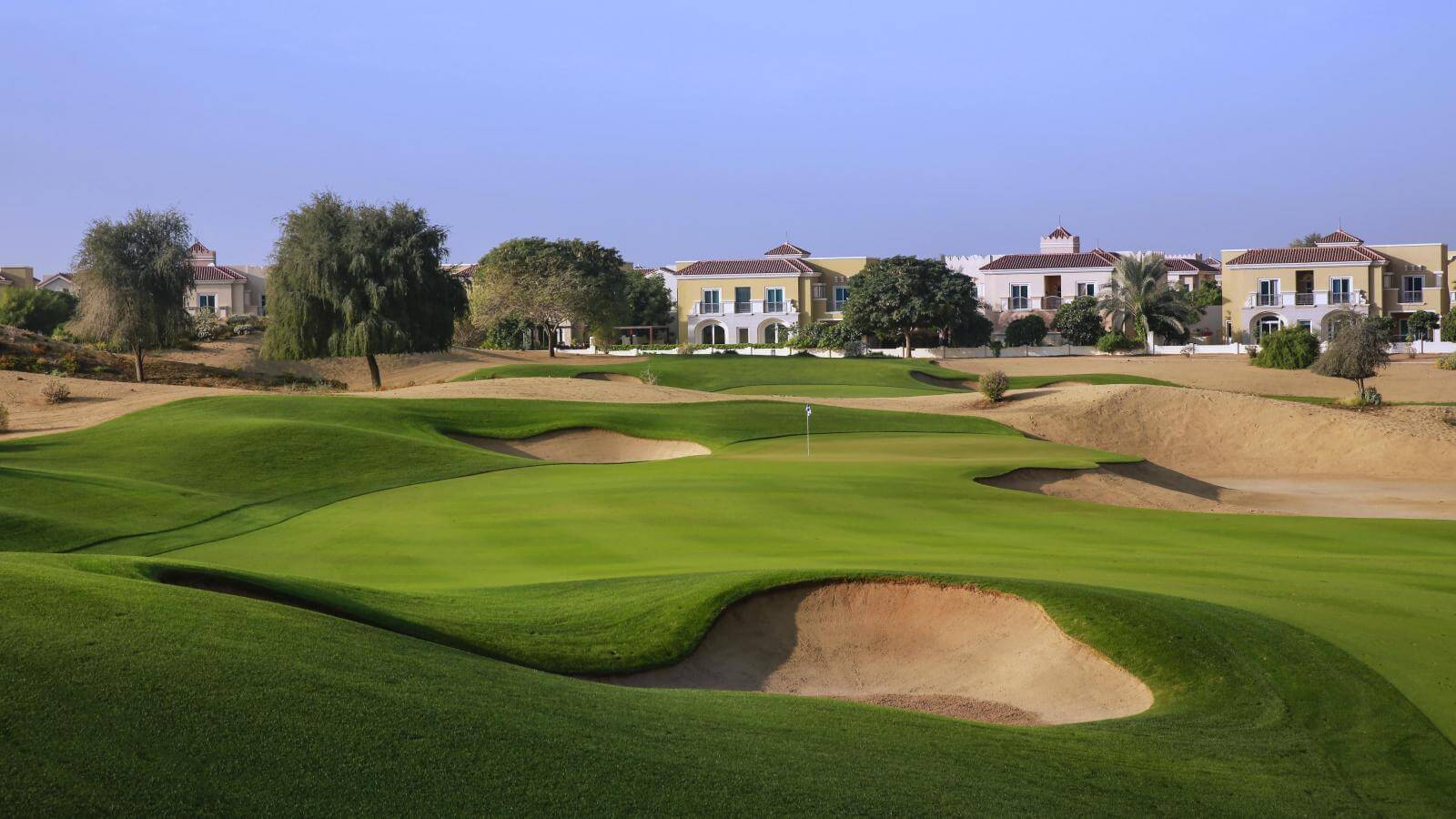 The Els Club Dubai golf green