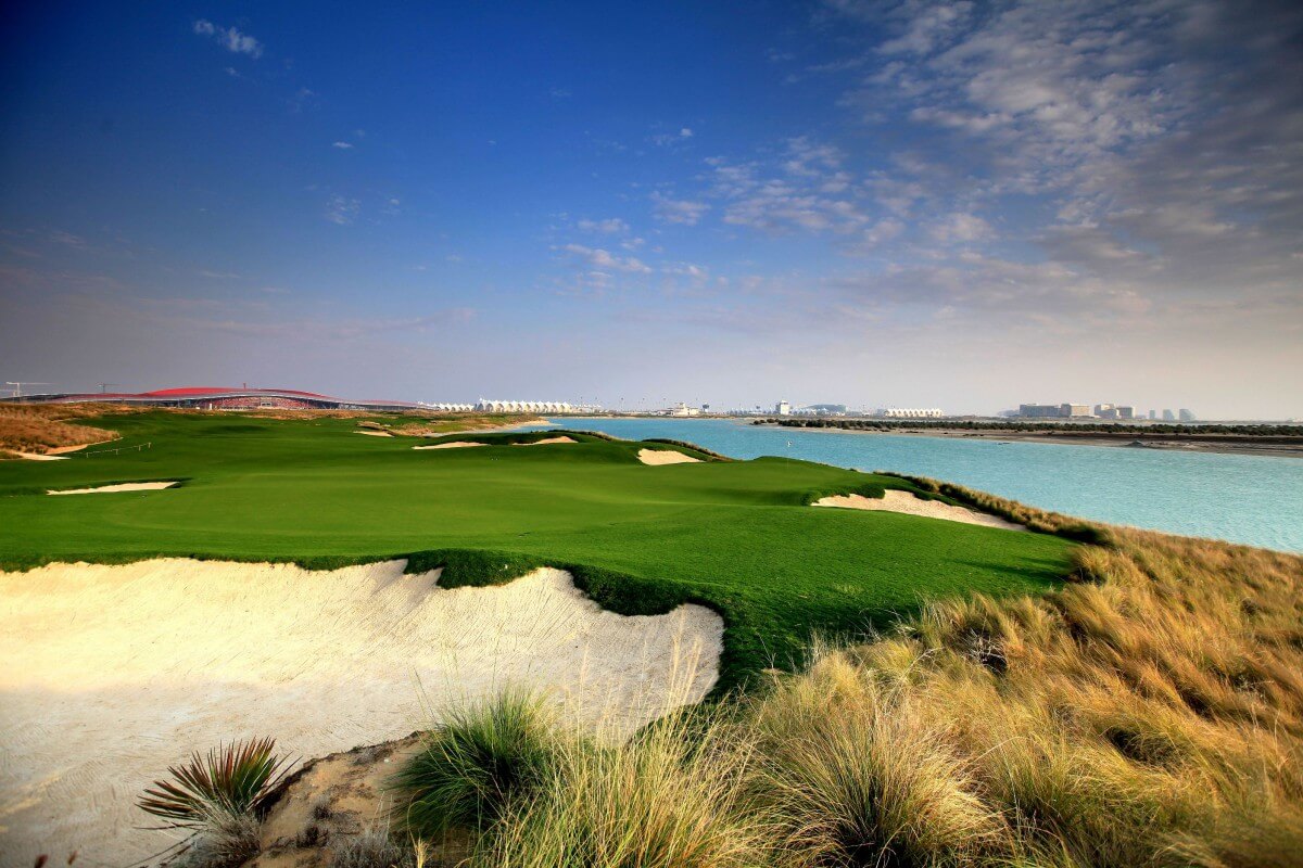 Yas Links golf course in UAE