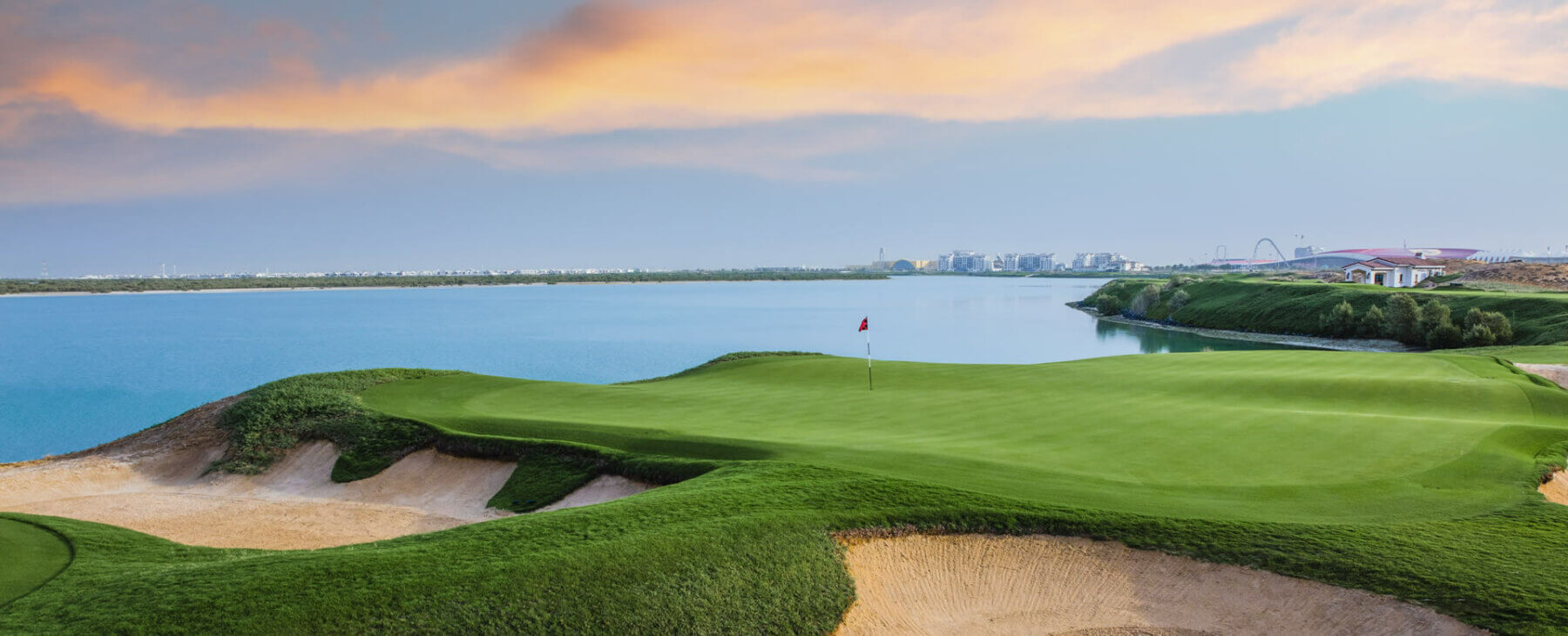 Yas Links golf course in Abu Dhabi