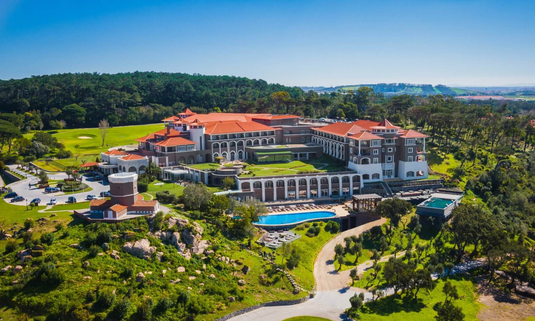 Resort aerial at Penha Longa
