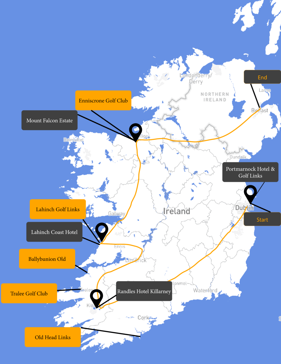 Ireland Golf Tour 2025 Voyages.golf