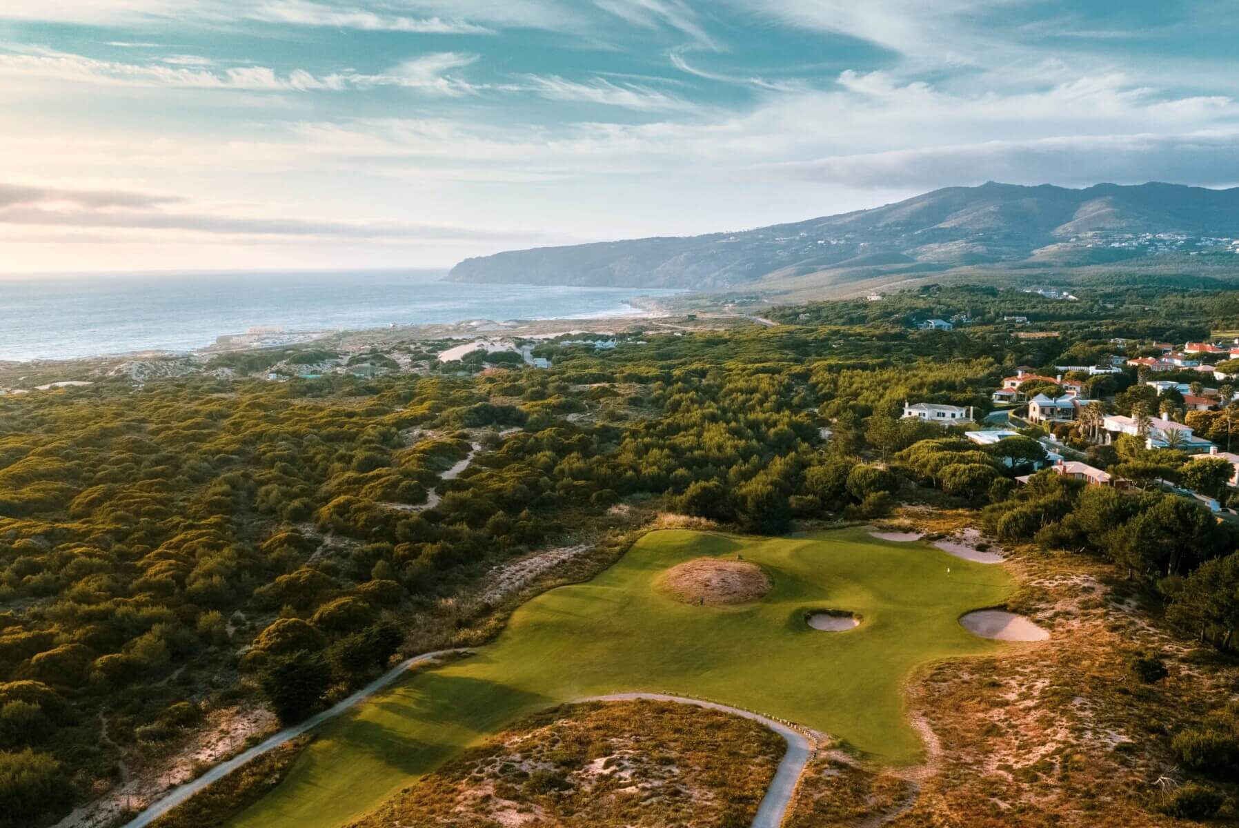 Golf Course aerial view