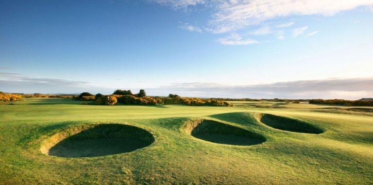 A view of The New Course, St Andrews Links, Scotland, United Kingdom