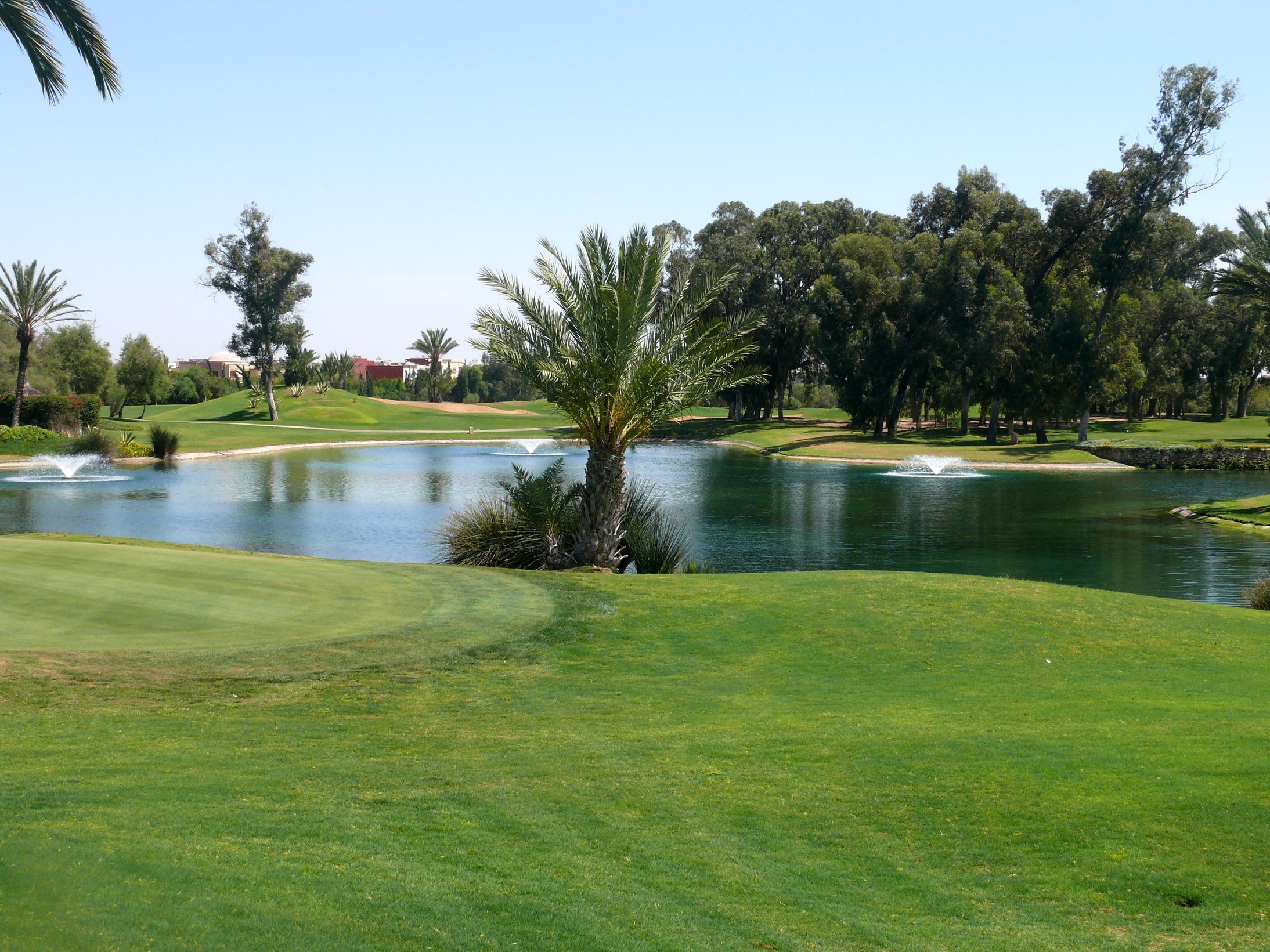 Water features are numerous at Royal Golf Dar Es Salam
