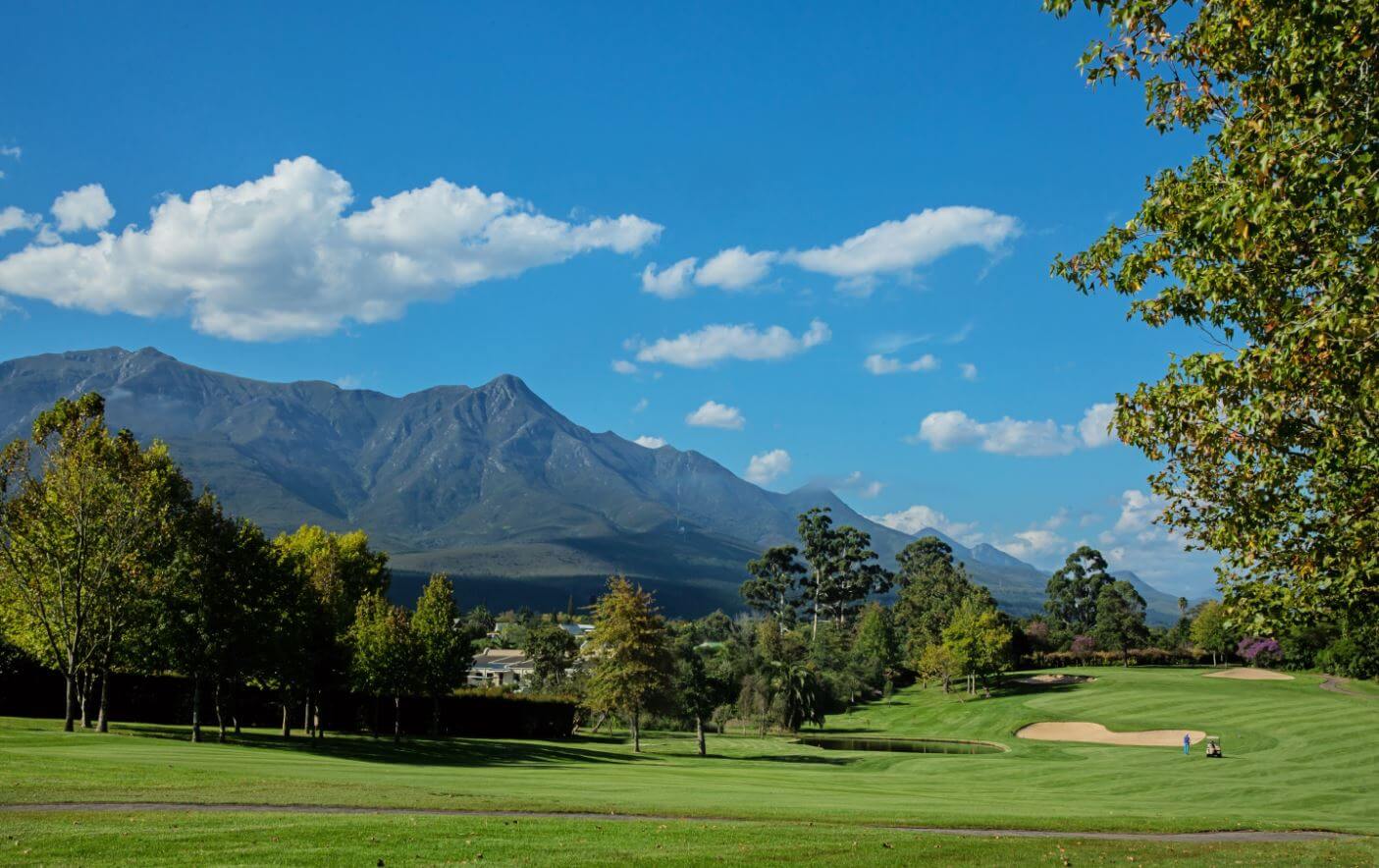 Overlooking the mountains, Fancourt Resort, The Garden Route, South Africa