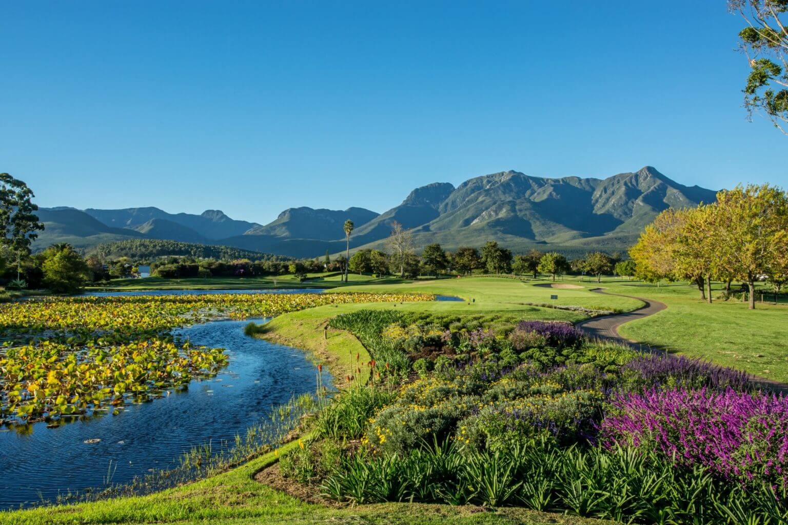 View of Fancourt Resort, The Garden Route, South Africa, Outeniqua Golf Course