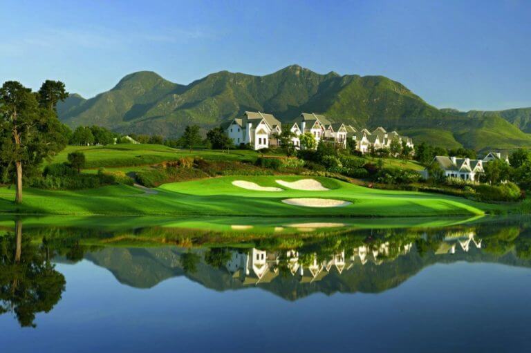 Looking at the Outeniqua Course at Fancourt Resort, The Garden Route, South Africa