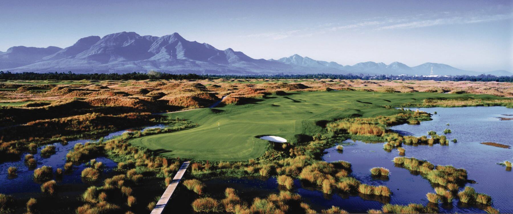 Overlooking a Par-4 at Fancourt Resort, The Garden Route, South Africa