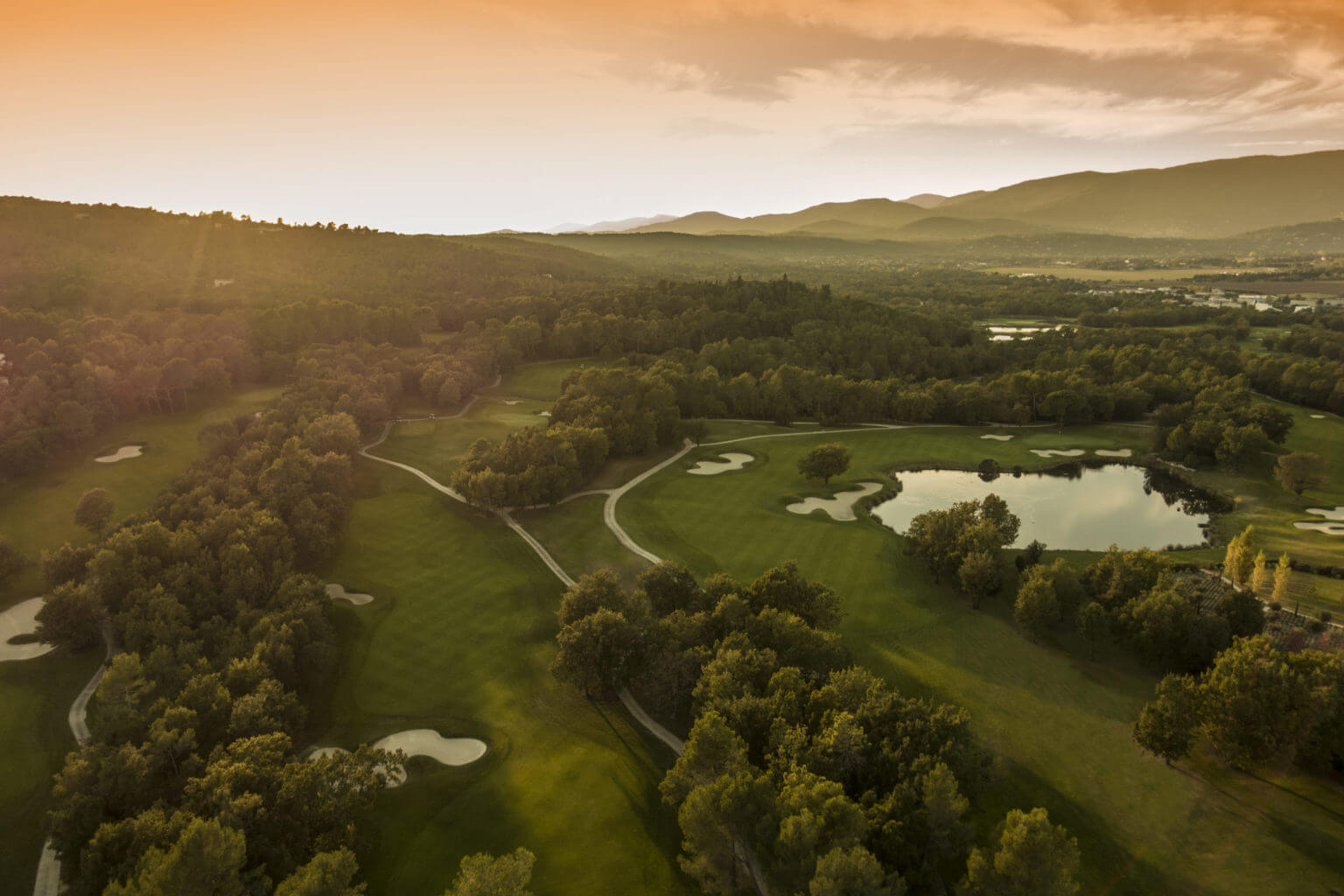 Overlooking Terre Blanche Resort Golf Course, Tourrettes, France
