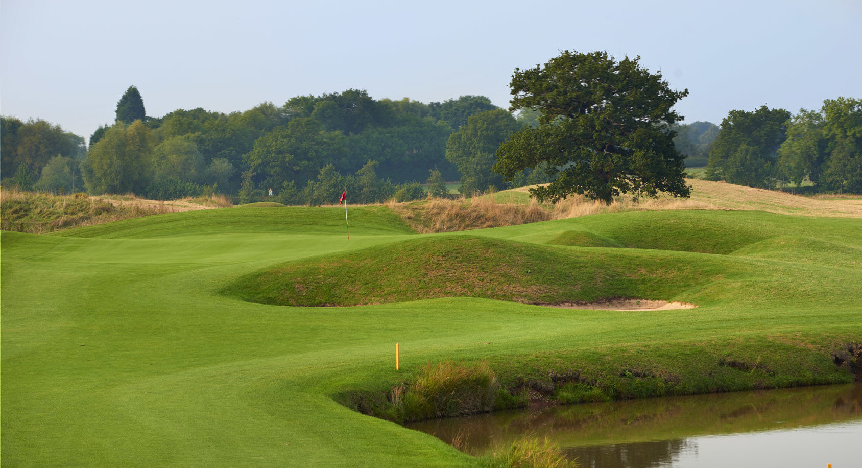 View of the Links style of the PGA National Course, The Belfry Resort, England, United Kingdom