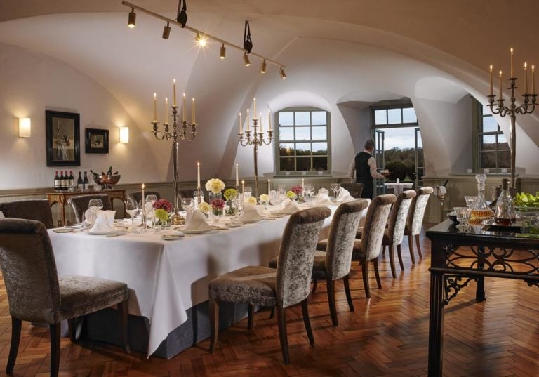 Private dining is available for groups at Mount Juliet Estate, Kilkenny, Ireland