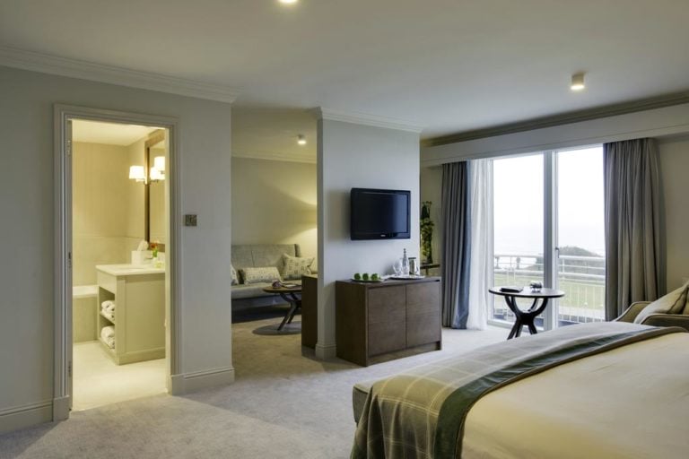Displaying a junior suite, Portmarnock Resort, Dublin, Ireland