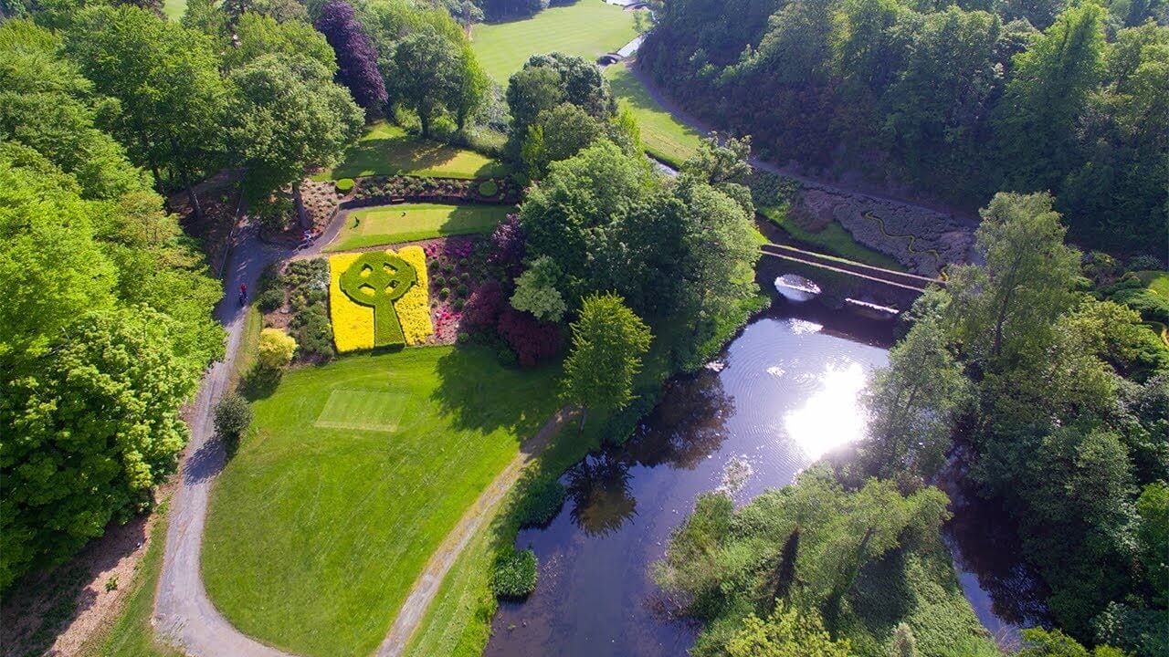 View of the Celtic Hammer on the 8th par-3