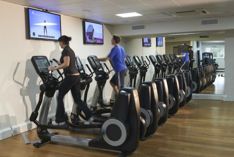A large and spacious gym awaits guests at The Belfry Resort, England