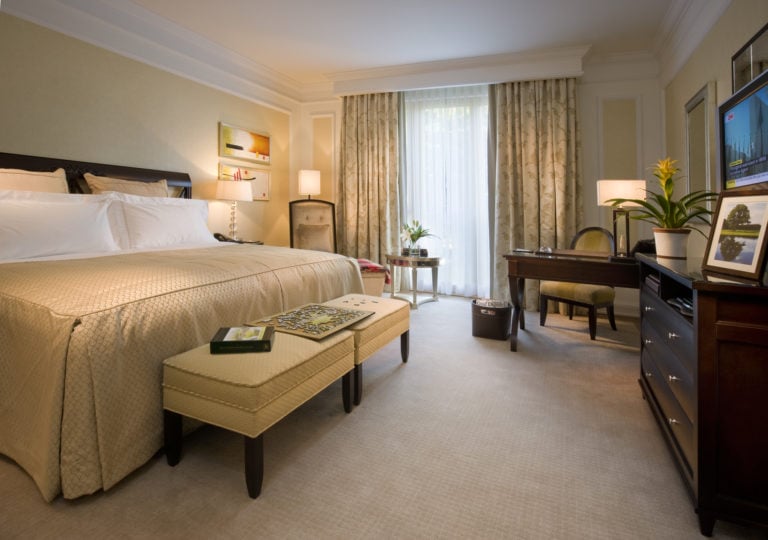 View of a deluxe room at Castlemartyr Resort, Cork, Ireland