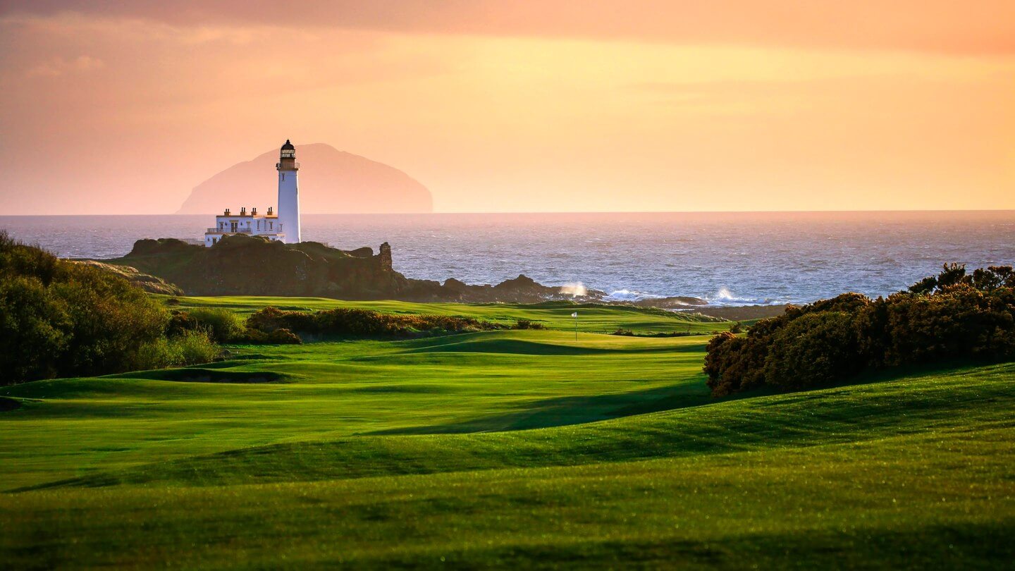 View from King Robert The Bruce Course, Trump Resort, Turnberry, Scotland, United Kingdom