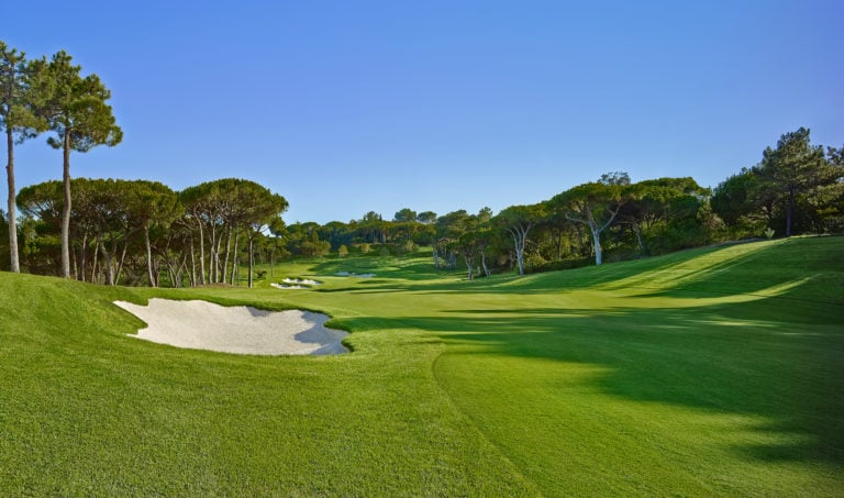 Displaying a natural valley on The North Course, Quinta do Lago, Algarve, Portugal