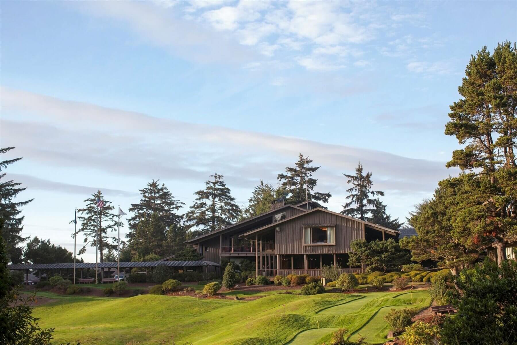 Image of the Salishan Resort Exterior, Oregon, USA