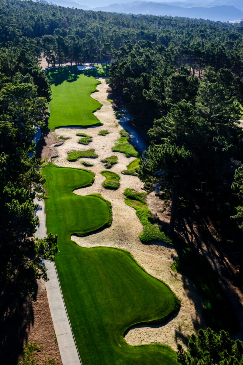 Overlooking the Poppy Hills Golf Course, Pebble Beach, USA