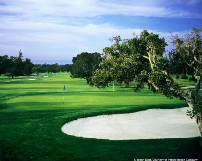 Image of the 10th hole on the Del Monte Golf Course, Pebble Beach, California, USA