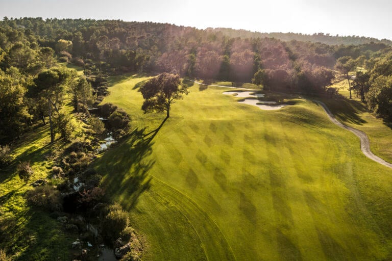 Aerial Image of Le Riou Golf Course, Terre Blanche Resort, Tourrettes, France