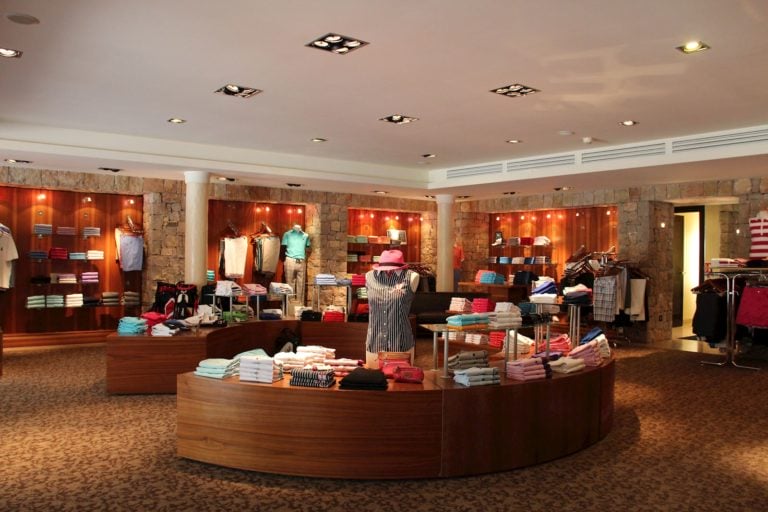 Image displaying the inside of the pro shop at Terre Blanche, Tourrettes, French Riviera