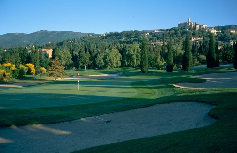 View of the Opio Valbonne Golf Course surrounds and fairways, Chateau De La Bégude , French Riviera, France
