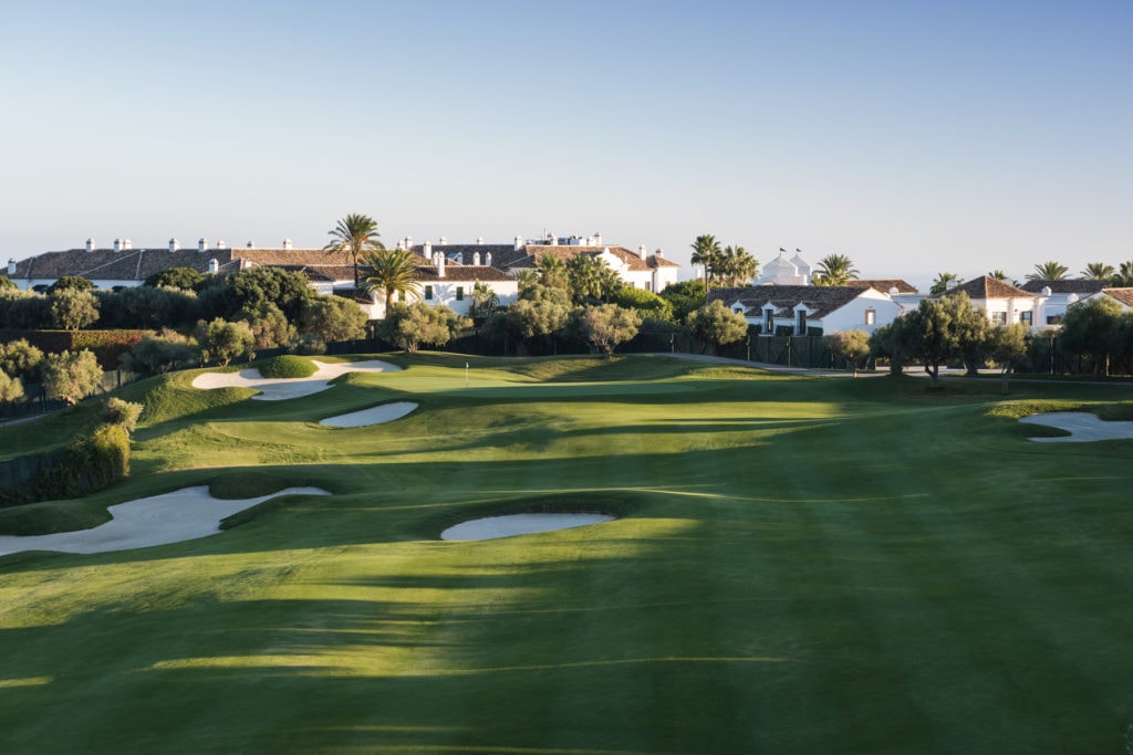 View of the 9th fairway, Finca Cortesin, Casares, Malaga, Spain