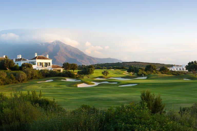 Overlooking the 17th fairway, Finca Cortesin, Casares, Malaga, Spain