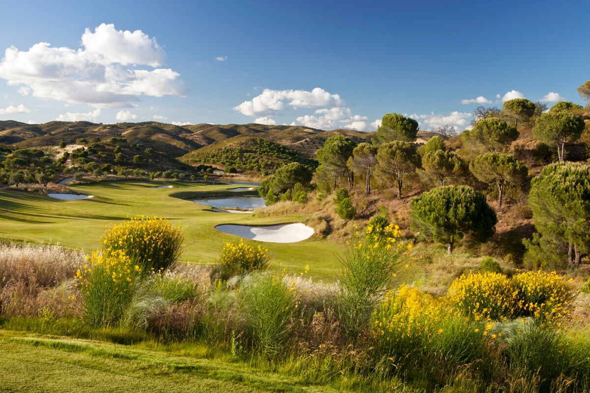Overlooking the third hole, Monte Rei Golf & Country Club, Algarve, Portugal