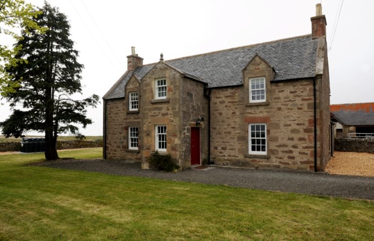 Image depicting the Farmhouse exterior at Castle Stuart Golf Links, Inverness, Scotland