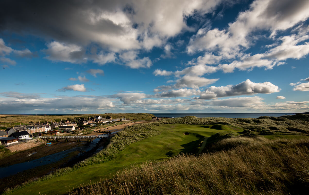 Image overlooking the 4th hole on the Cruden Bay Championship Links golf Course, Aberdeenshire, Scotland