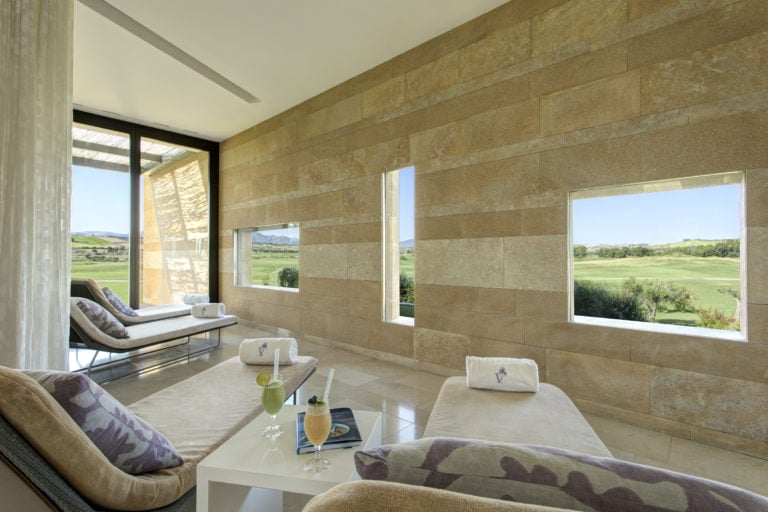 Image displaying the view from the spa at Verdura Resort, Sicily, Italy