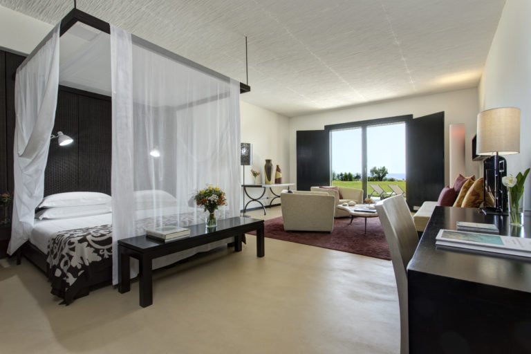 Image displaying the inside of a Verdura Classic Suite, Verdura Resort, Sicily, Italy