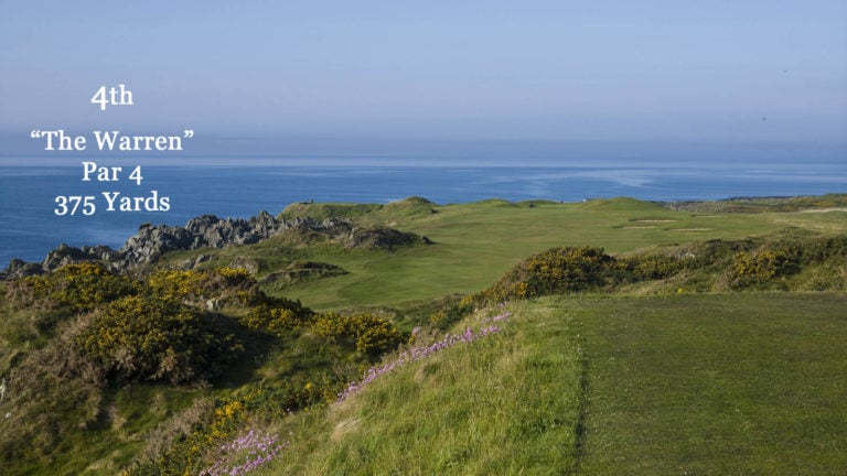 Image depicting the 4th hole at Ardglass Golf Club, Northern Ireland