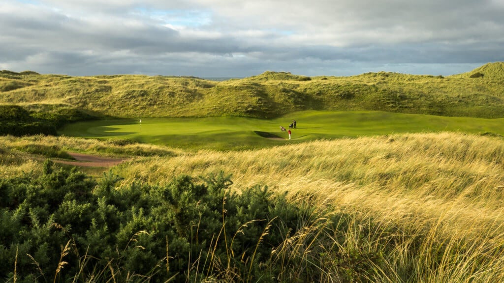 View of the 5th fairway on the Valley Golf Course at Portrush