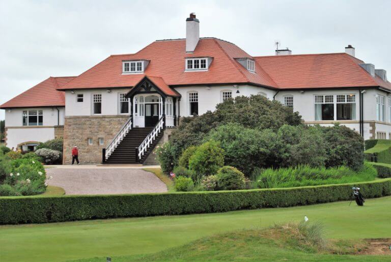 Image depicting the clubhouse at Royal County Down Golf Club, Northern Ireland