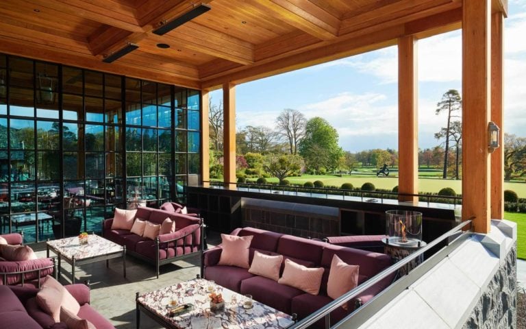 Image of the Carriage House Clubhouse Lounge area at Adare Manor, County Limerick, Ireland, Europe