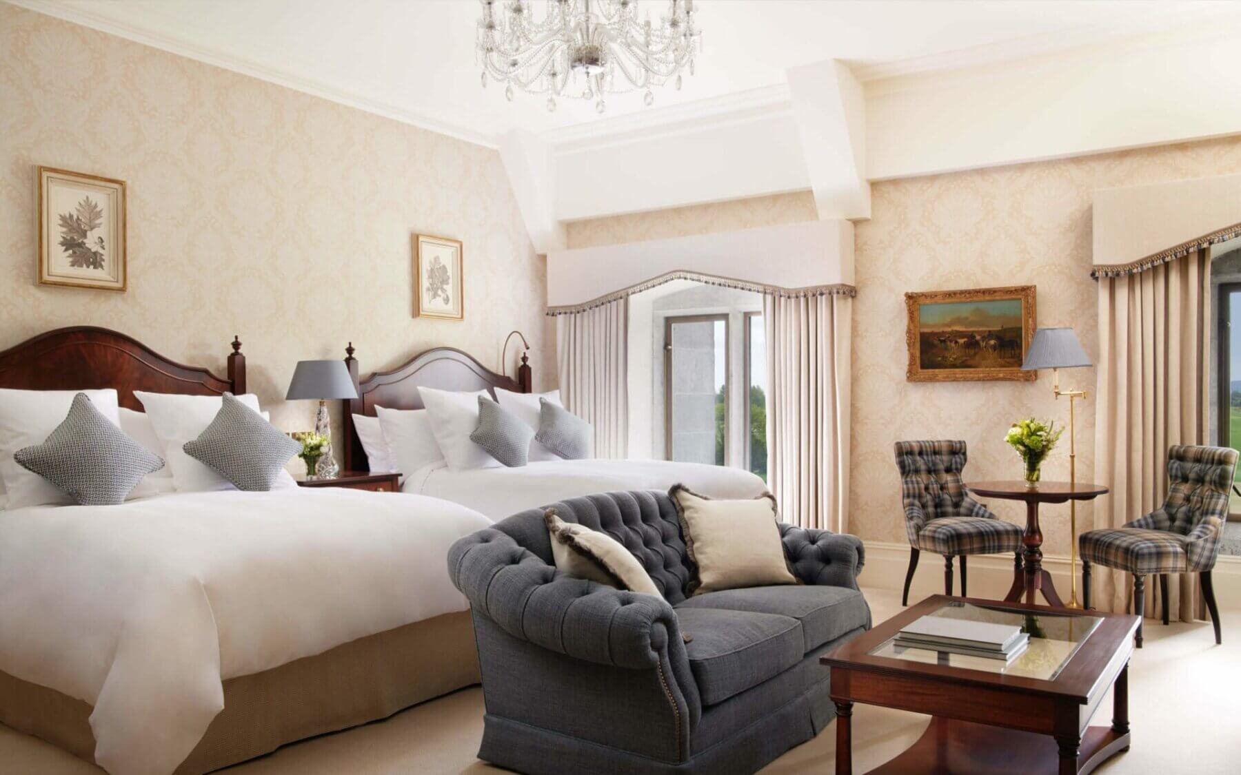 Image of the interior of a Stateroom at Adare Manor, County Limerick, Ireland, Europe