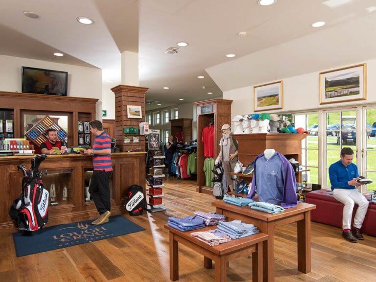 Image depicting the inside of the pro shop at Lough Erne Resort, Fermanagh Count,Northern Ireland, United Kingdom