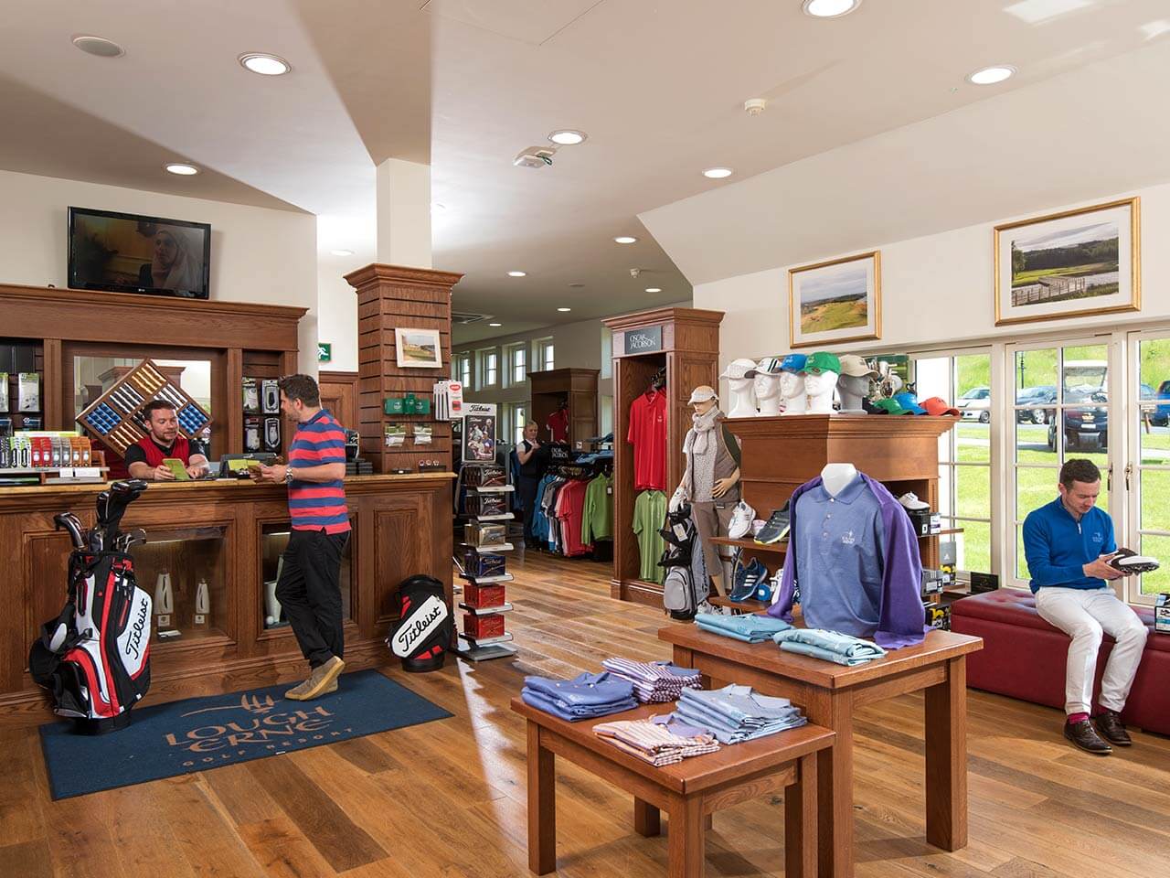 Image depicting the inside of the pro shop at Lough Erne Resort, Fermanagh Count,Northern Ireland, United Kingdom