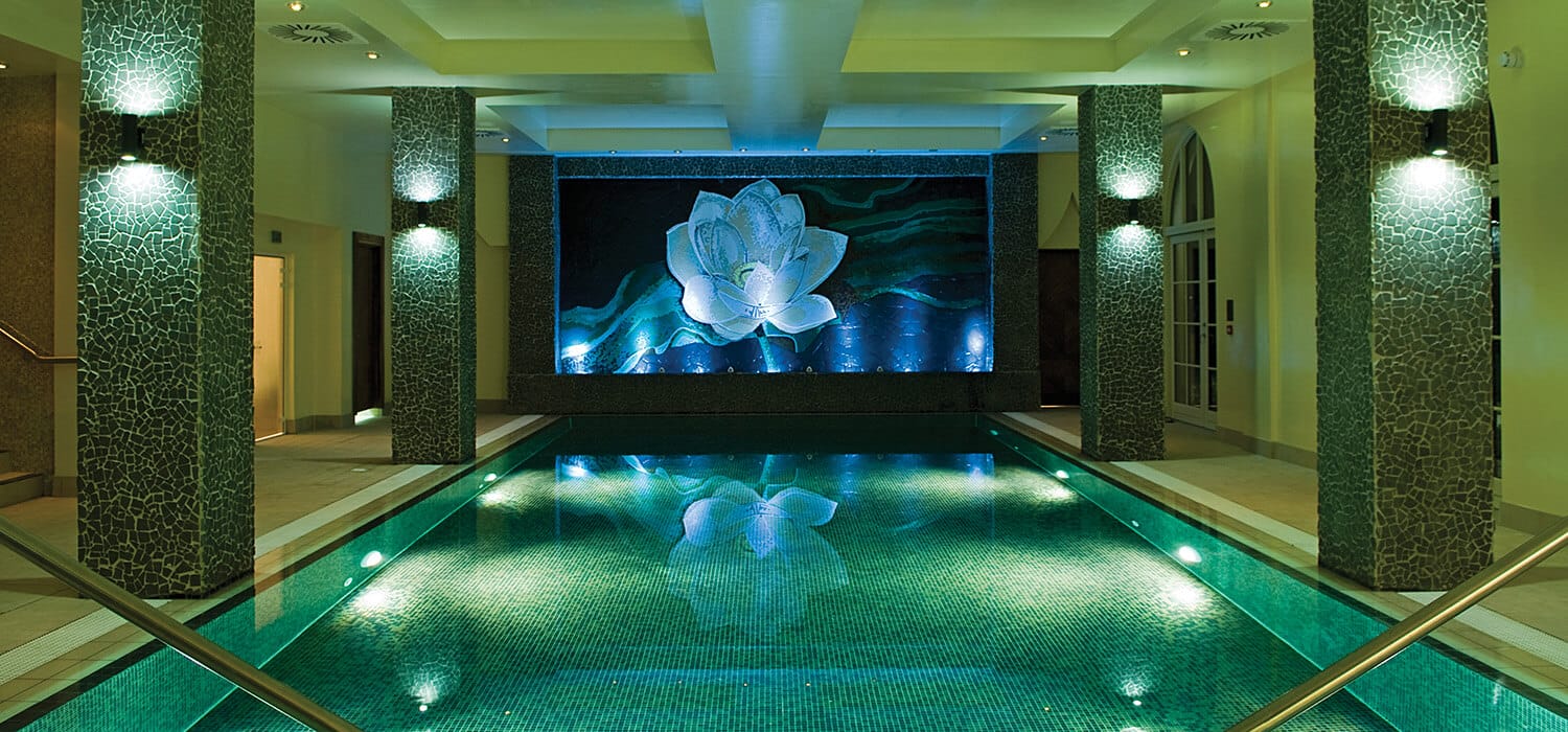 Image of the thai spa pool at Lough Erne Resort, Fermanagh Count,Northern Ireland, United Kingdom