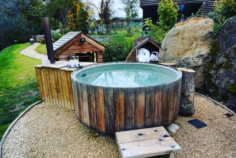 Image depicting a hot tub at Galgorm Resort, County Antrim, Northern Ireland