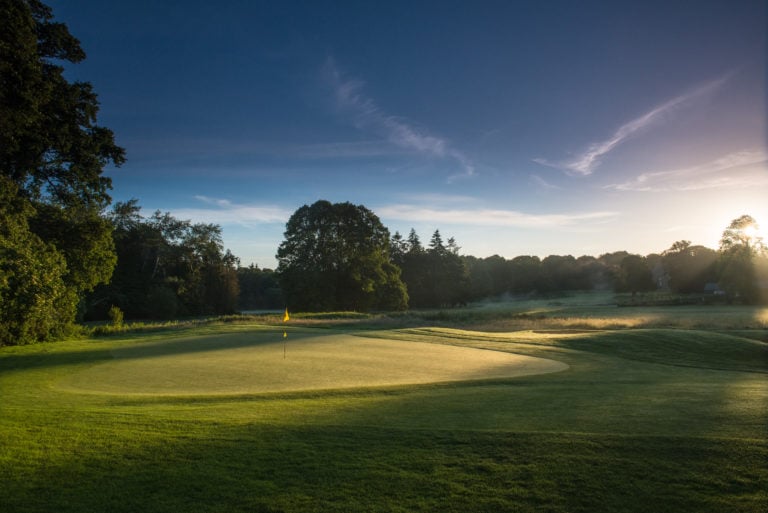 Image of the 10th green at Galgorm Resort, County Antrim, Northern Ireland
