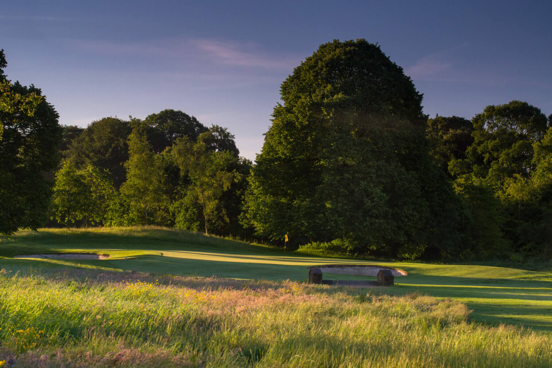 Image of the 12th green on the golf course at Galgorm Resort, County Antrim, Northern Ireland